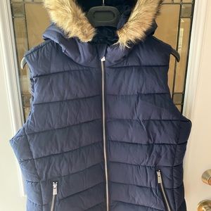 Gap puffer vest, dark blue size xl